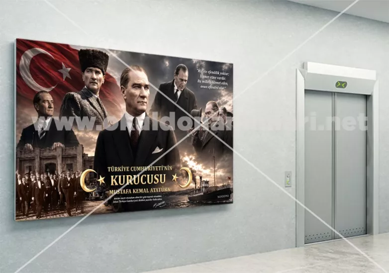 Atatürk Okul Koridoru Duvar Giydirme