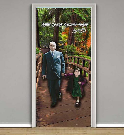 atatürk kapı giydirme, atatürk köşesi,  atatürk köşesi, atatürk ilkokulu, atatürk posteri, ilkokul kapı giydirme, ortaokul kapı giydirme