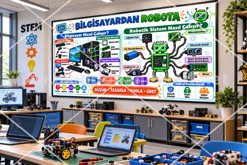Robotik Kodlama ve Bilgisayar Sınıfı
