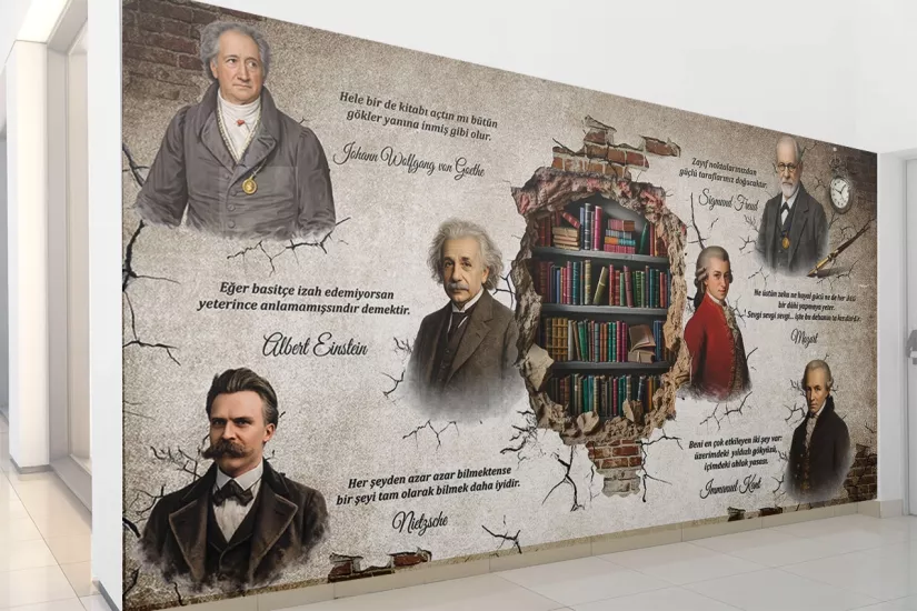 Eğitim Amaçlı Okul ve Sınıf Duvar Dekorasyonu