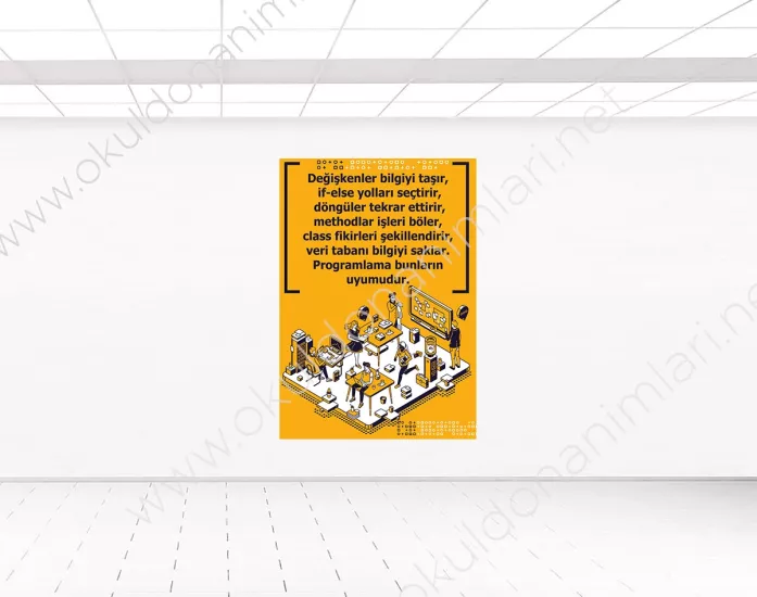 Bilişim Teknolojileri alanı posteri