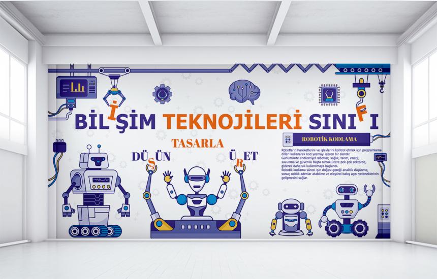 Robotik kodlama posteri