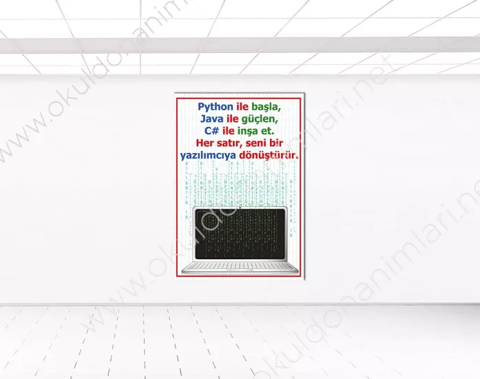 Bilişim Teknolojileri alanı posteri