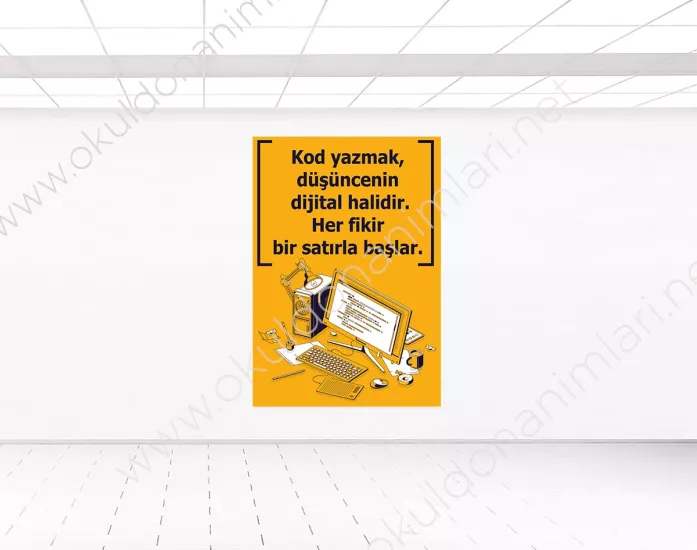 Bilişim Teknolojileri alanı posteri