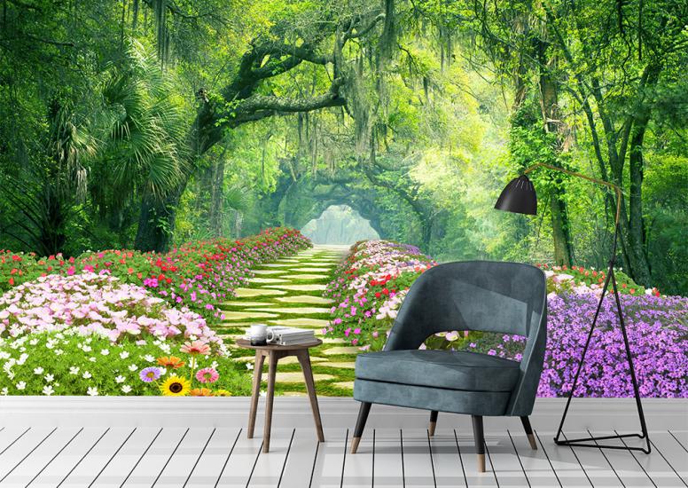 3 boyutlu manzara duvar kağıdı