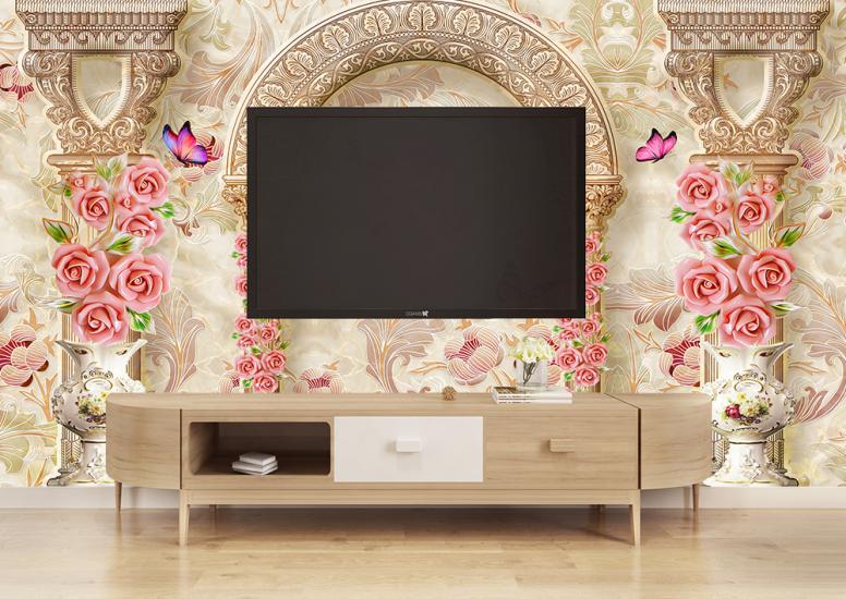 Baskılı duvar kağıdı