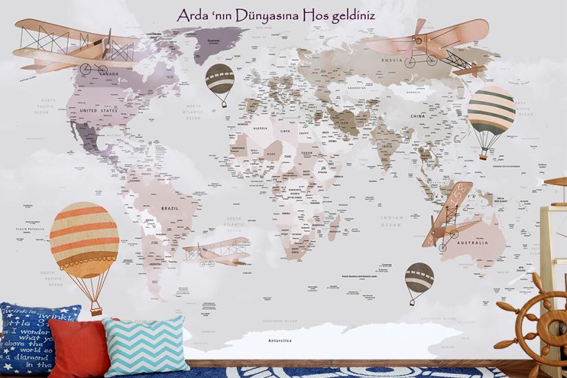 Çocuk odası duvar kağıdı