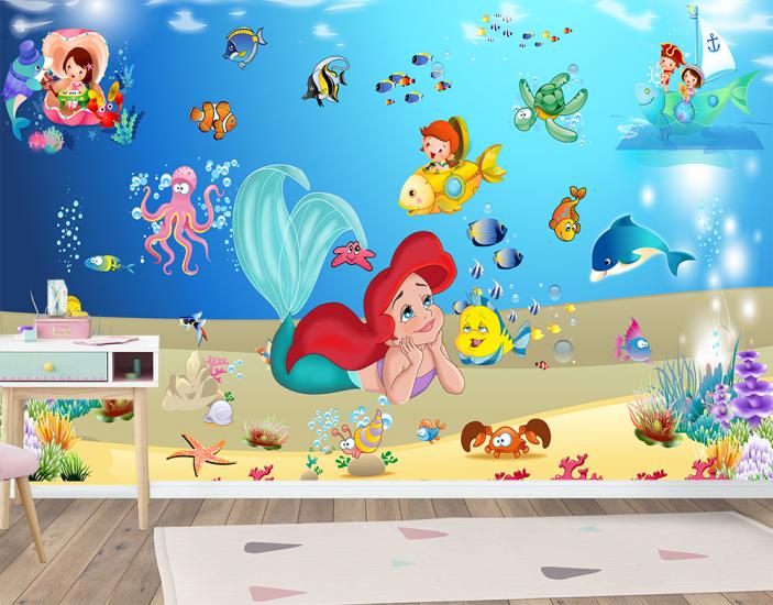 Kız çocuğu odası duvar kağıdı