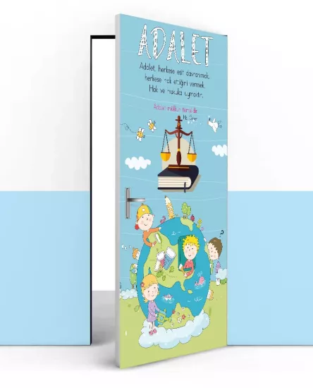 İlkokul Değerler kapı giydirme