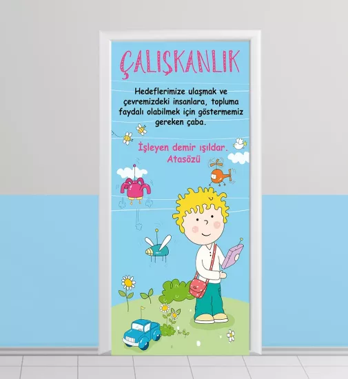 İlkokul Değerler kapı giydirme