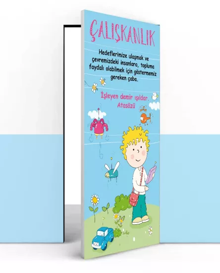 İlkokul Değerler kapı giydirme