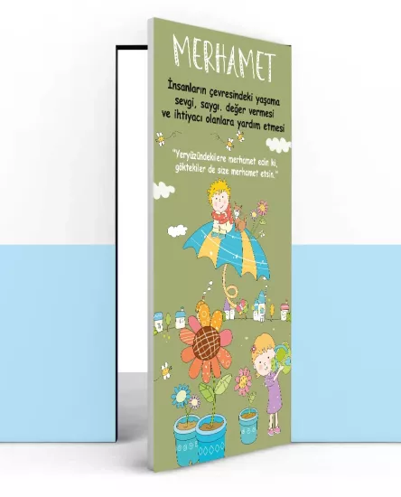 İlkokul Değerler kapı giydirme