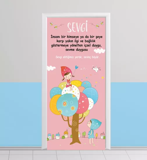 İlkokul Değerler kapı giydirme