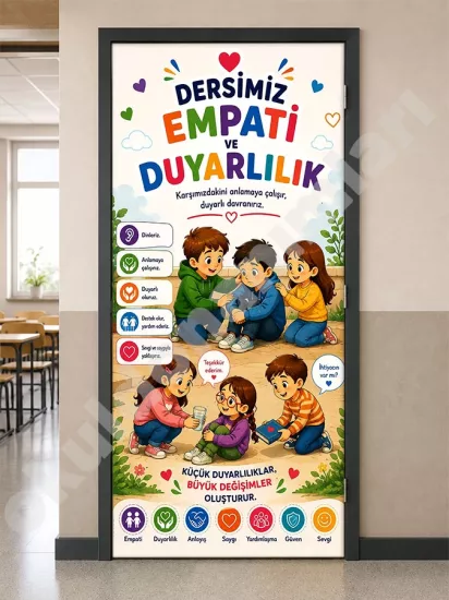 Değerler Eğitimi Temalı Sınıf Posteri