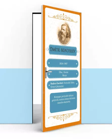 Kimya ve Fen Bilimleri İçin Eğitim Posteri