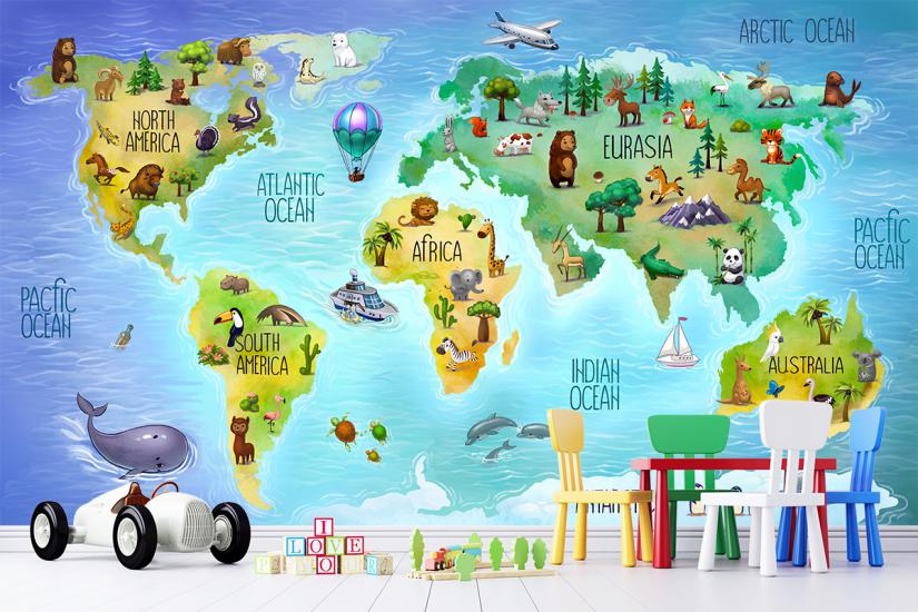  Çocuk odası duvar kağıdı