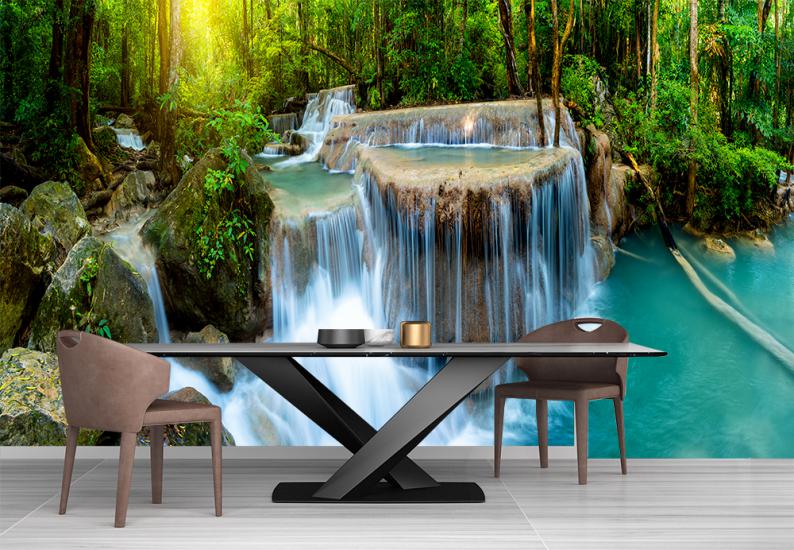  3 boyutlu manzara duvar kağıdı