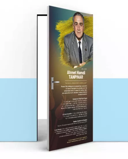 Türk Edebiyatı Temalı Okul Kapısı