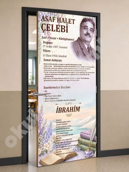 Şairler Sınıf Kapısı Tasarımı