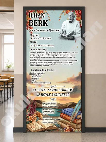Şairler Sınıf Kapısı Tasarımı
