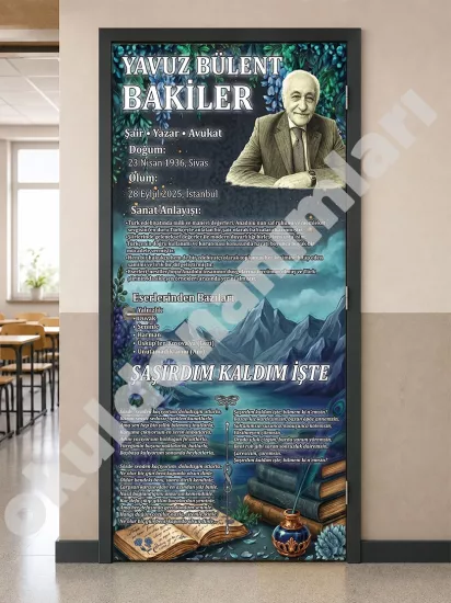 Şairler Sınıf Kapısı Tasarımı