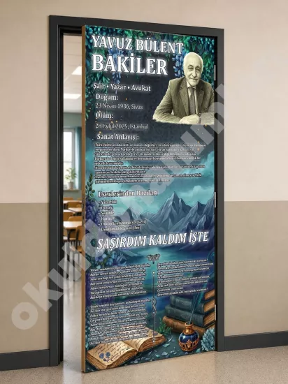 Şairler Sınıf Kapısı Tasarımı