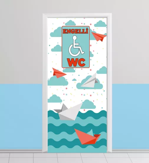Engelli WC Kapı Giydirme Modelleri 