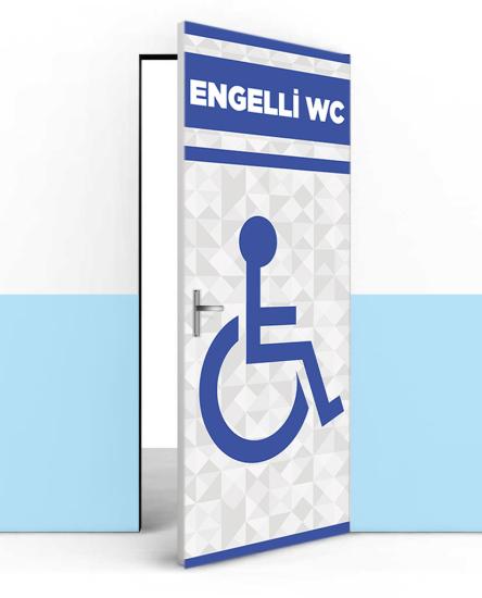 engelli tuvaleti kapı giydirme