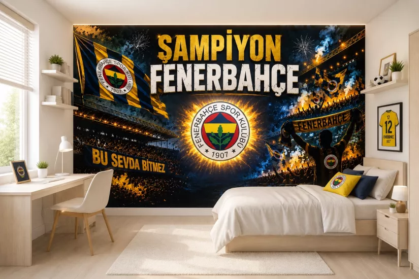 Taraftar Odası Genç Odası Duvar Kaplama