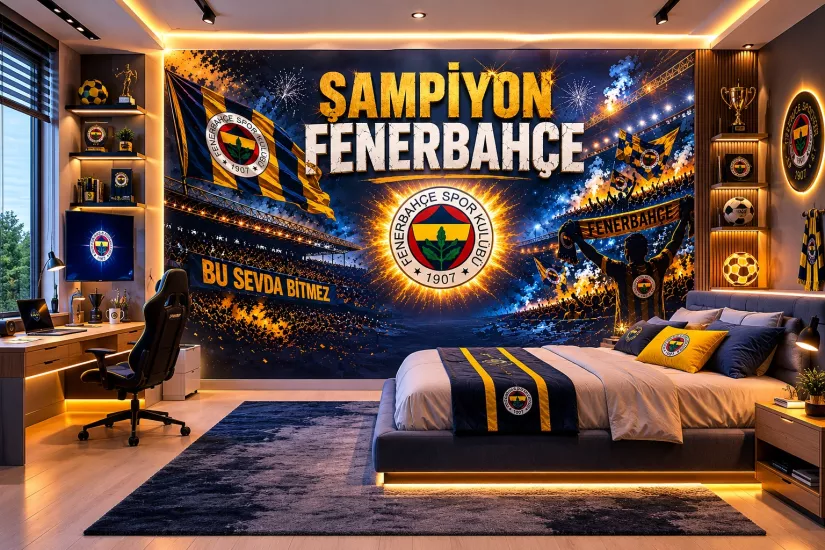 Taraftar Odası Genç Odası Duvar Kaplama