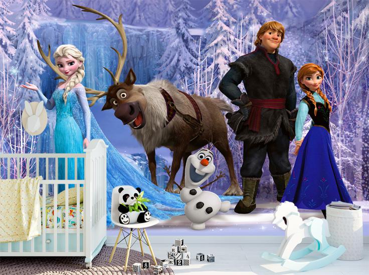 Elsa çocuk odası duvar kağıdı