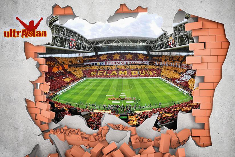 Galatasaray çocuk odası duvar kağıdı
