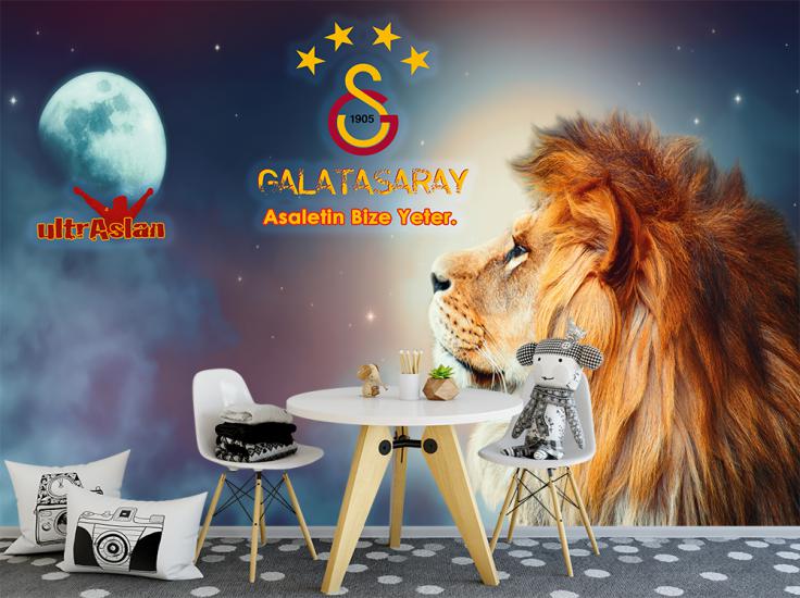 Galatasaray çocuk odası duvar kağıdı