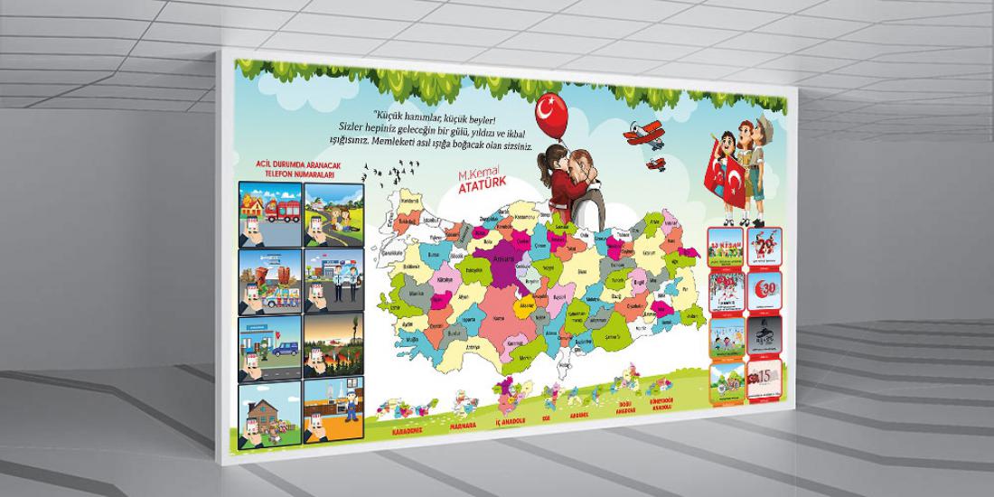 ilkokul duvar giydirme