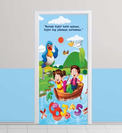 İlkokul kapı kaplama