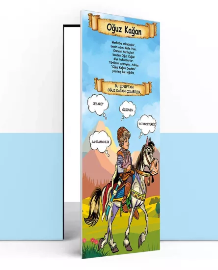 İlkokul İçin Değerler kapı giydirme