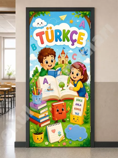  İlkokul Türkçe Ders Posteri