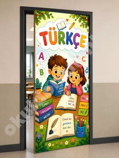 İlkokul Türkçe Ders Posteri
