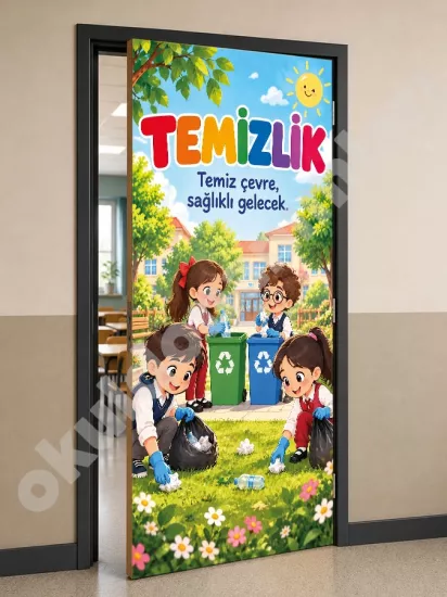 Okul Temizlik Kapı Giydirme