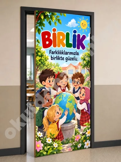 Okul Kapı Giydirme Değerler Eğitimi
