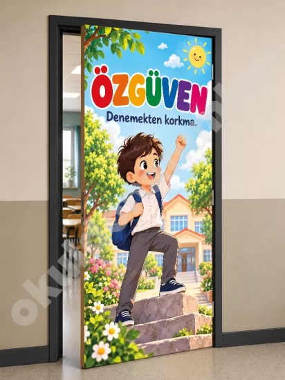 Özgüven Okul Kapı Giydirme