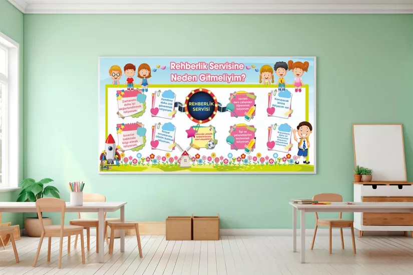 İlkokul rehberlik afişi