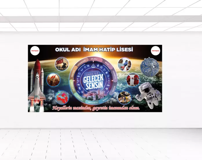 İmam hatip robotik kodlama afişi