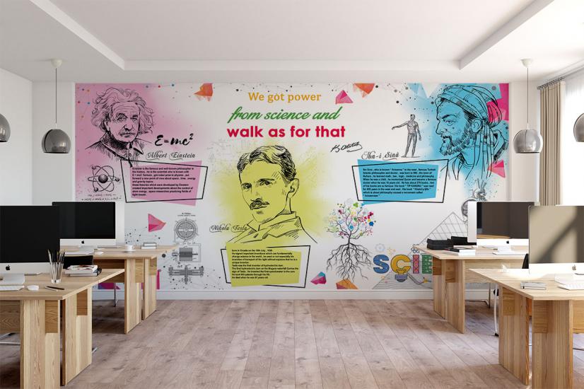 Okul duvar  giydirme