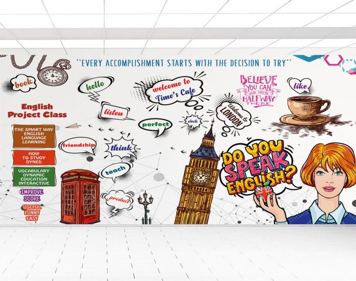 İngilizce duvar kağıdı