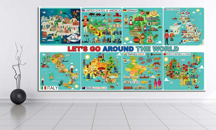 ingilizce sokağı, ingilizce eğitim posteri, ingilizce okul posteri, ingilizce kapı giydirme, ingilizce duvar giydirme, ingilizce kiriş yazıları, english classroom, english street