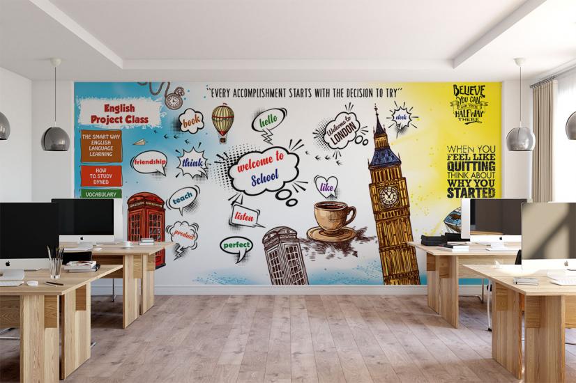 İngilizce duvar kağıdı