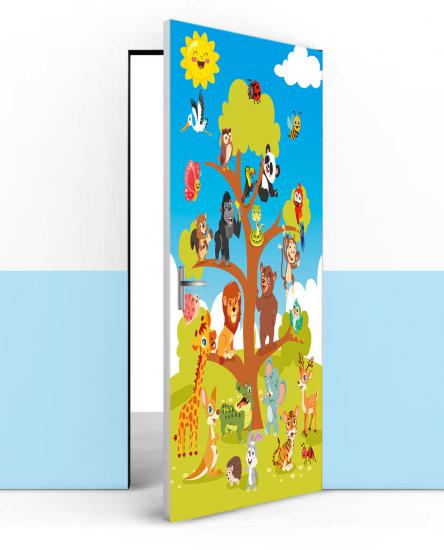 Anaokul kapı giydirme