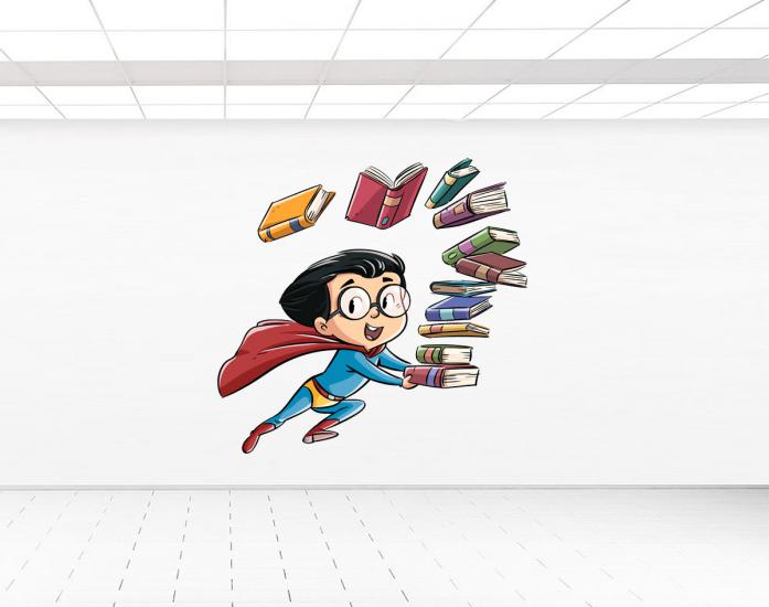 Kütüphane sticker