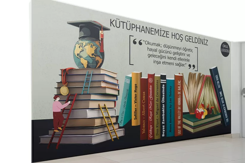 Kütüphane afişleri